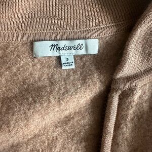 Madewell Camel Wool Jacket